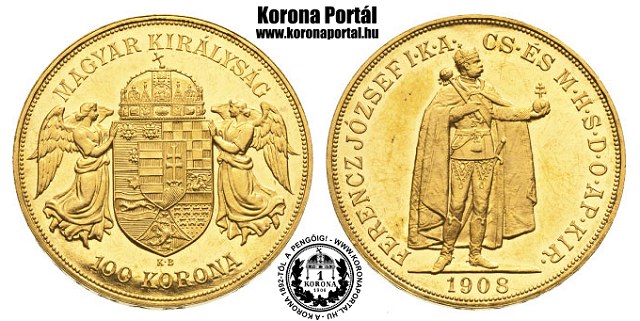 1908-as 100 korona - (1908 100 korona)