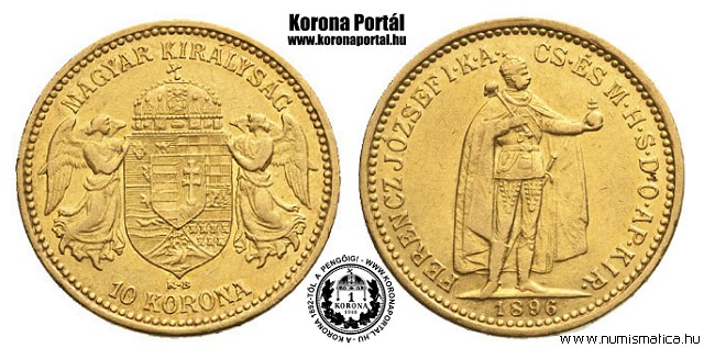 1896-os 10 korona - (1896 10 korona)