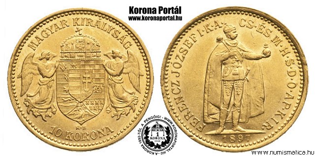 1897-es 10 korona - (1897 10 korona)
