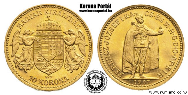 1907-es 10 korona - (1907 10 korona)