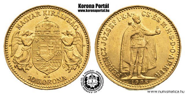 1908-as 10 korona - (1908 10 korona)
