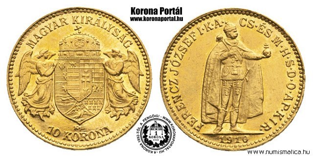 1910-es 10 korona - (1910 10 korona)