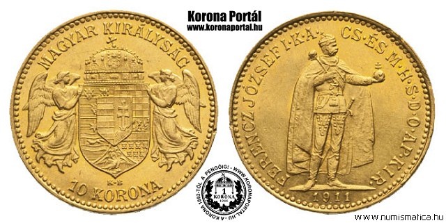 1911-es 10 korona - (1911 10 korona)