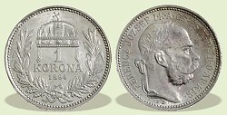 1894-es 1 korona - (1894 1 korona)