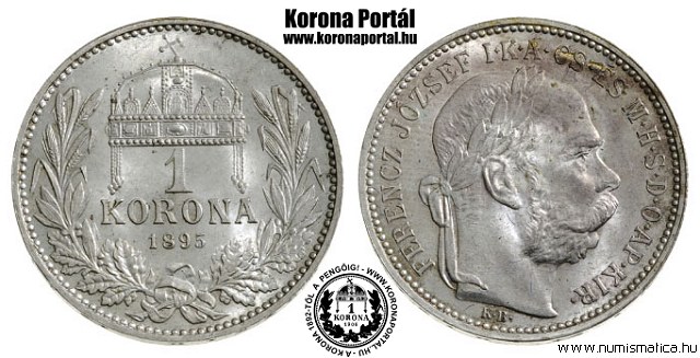 1895-s 1 korona - (1895 1 korona)