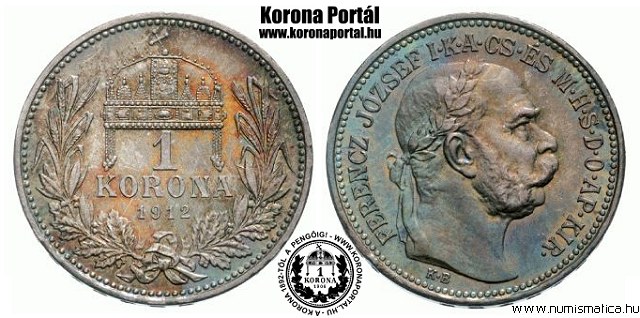 1912-es 1 korona - (1912 1 korona)