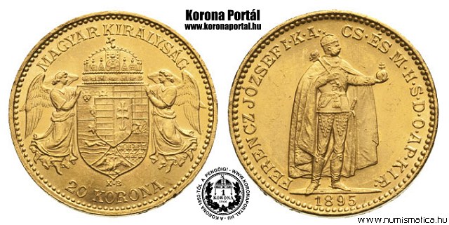 1895-s 20 korona - (1895 20 korona)