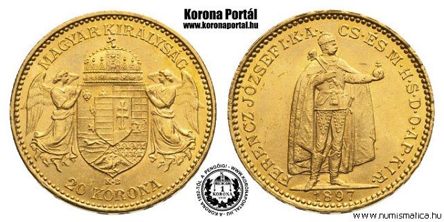 1897-es 20 korona - (1897 20 korona)