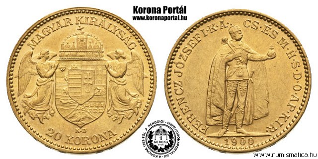 1900-as 20 korona - (1900 20 korona)