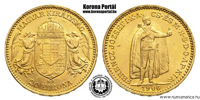 1906-os 20 korona - (1906 20 korona)
