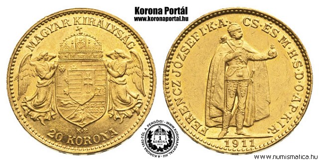 1911-es 20 korona - (1911 20 korona)