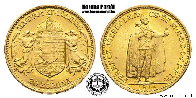 1914-es 20 korona - (1914 20 korona)