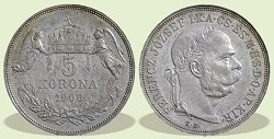 1906-os 5 korona - (1906 5 korona)