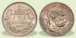 1908-as 5 korona - (1908 5 korona)