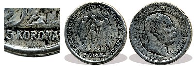 1907-es hamis koronzsi 5 korons. nttt fm!