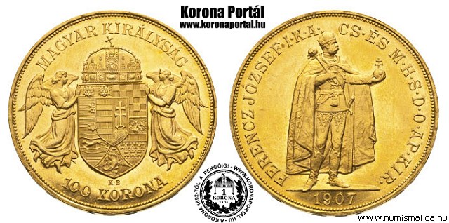 1907-es 100 korona - (1907 100 korona)