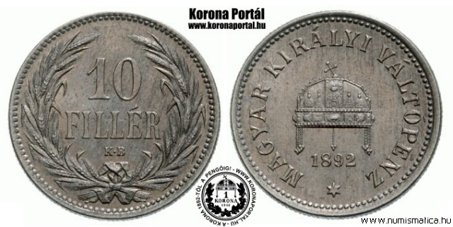 1892-es 10 fillr - (1892 10 fillr)