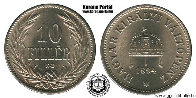 1894-es 10 fillr - (1894 10 fillr)