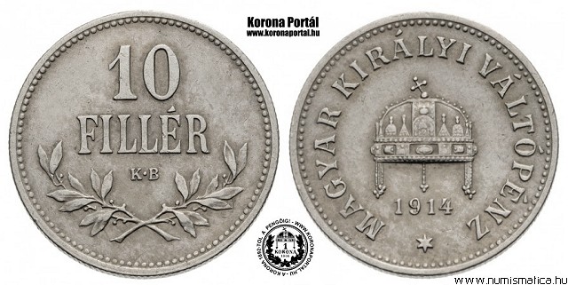 1914-es 10 fillr - (1914 10 fillr)
