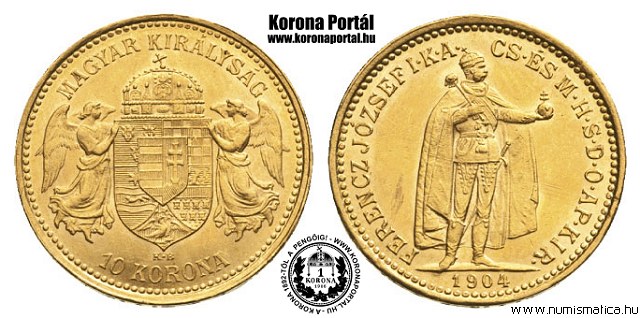 1904-es 10 korona - (1904 10 korona)