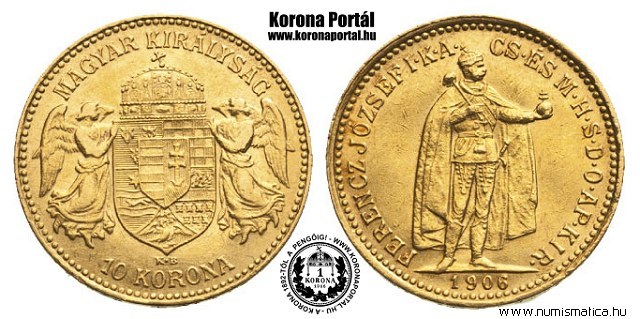 1906-os 10 korona - (1906 10 korona)