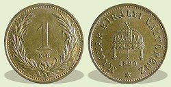 1894-es 1 fillér - (1894 1 fillér)
