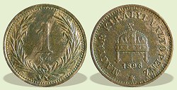 1896-os 1 fillér - (1896 1 fillér)