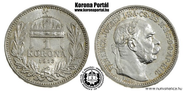 1913-as 1 korona - (1913 1 korona)