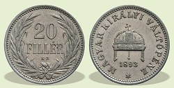 1893-as 20 fillr - (1893 20 fillr)