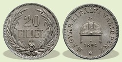 1894-es 20 fillr - (1894 20 fillr)