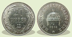 1914-es 20 fillér - (1914 20 fillér)