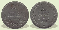 1917-es 20 fillér - (1917 20 fillér)