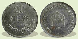 1920-as 20 fillér - (1920 20 fillér)