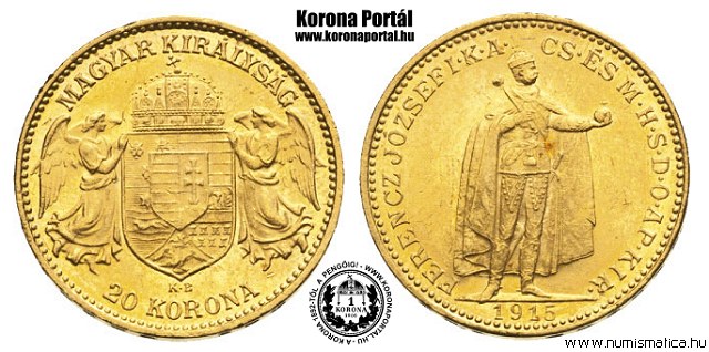 1915-s 20 korona - (1915 20 korona)