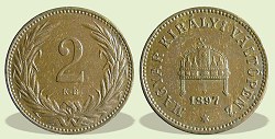 1897-os 2 fillér - (1897 2 fillér)