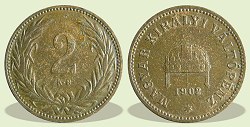 1902-es 2 fillér - (1902 2 fillér)