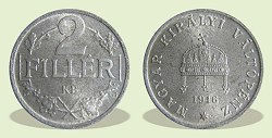 1916-os 2 fillér - (1916 2 fillér)