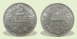 1917-es 2 fillér - (1917 2 fillér)