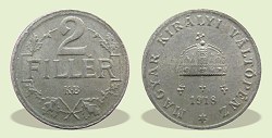 1918-as 2 fillér - (1918 2 fillér)