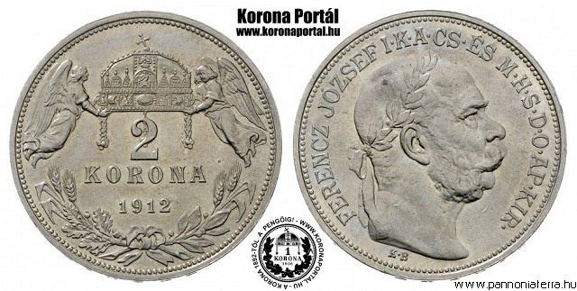 1912-es 2 korona - (1912 2 korona)