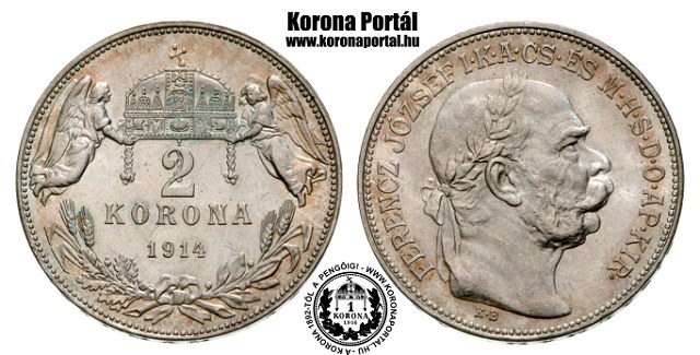 1914-es 2 korona - (1914 2 korona)