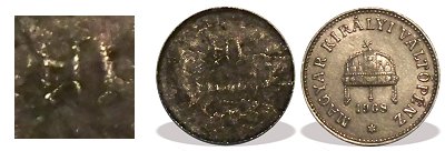 1908-as 10 fillr: Kettvlt lapka