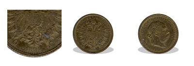 1894-es osztrk srgarz miniatr 10 korons (mini rme)