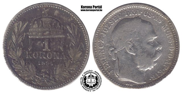 1894-es hamis lom 1 korons