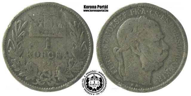 1895-s hamis lom 1 korons