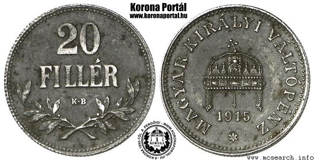 1915-s vas prbaveret 20 filllres