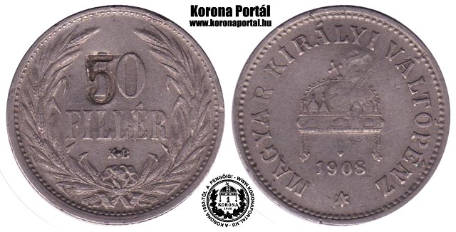 5-s szmjegy betszerszmmal 50 fillress talaktott 10 fillres